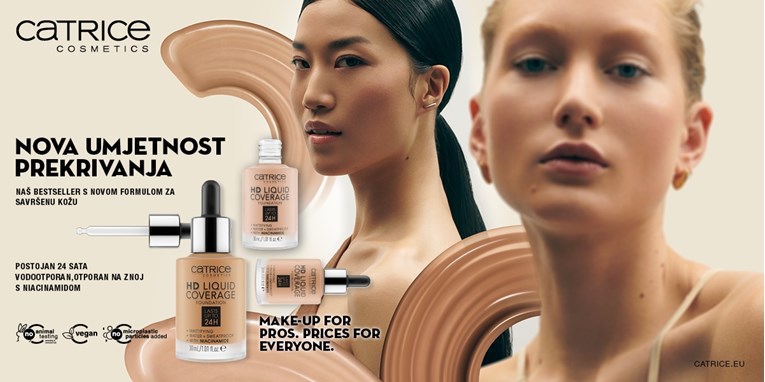 Upoznajte novu umjetnost prekrivanja uz Catrice HD Liquid Coverage tekući puder