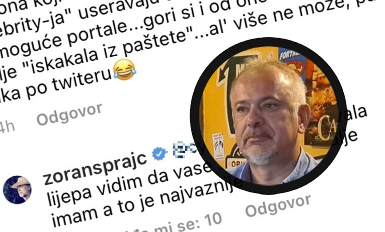 Hejter izvrijeđao Šprajca, voditelj mu brzo odgovorio i oduševio pratitelje
