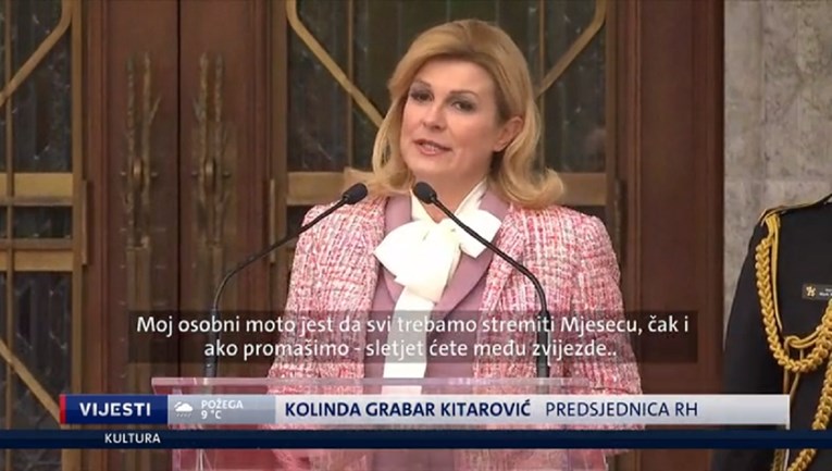 Kolinda: Stremite Mjesecu. Ako promašite, sletjet ćete među zvijezde