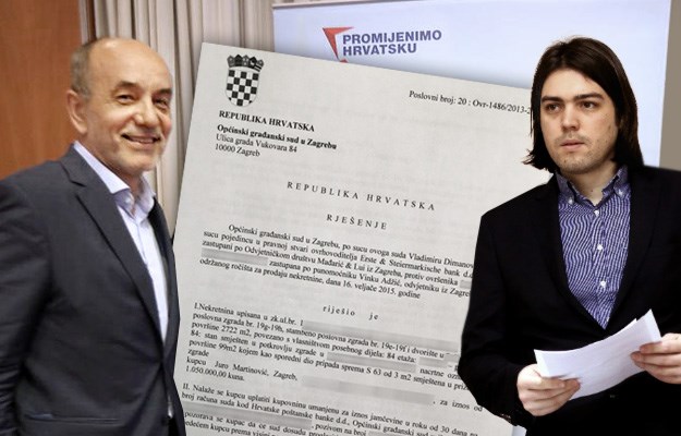 IMAMO DOKUMENTE Koalicijski partner Živog zida Juro Martinović kupio stan pod ovrhom