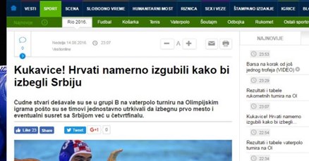 Srpski mediji: Kukavice Hrvati pobjegli sa crte