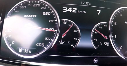 VIDEO Pogledajte kako Brabusova raketa dostiže preko 340 km/h
