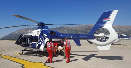 Tijekom ljeta na dubrovačkom području helikopterom MUP-a spašeno 148 pacijenata