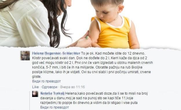 Sve više roditelja odbija cijepiti djecu pa ih klistira s otopinom od koje mogu umrijeti