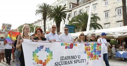 Održan peti Split Pride: Baldasar na čelu povorke, sudionika nikad manje