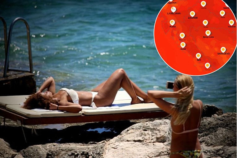 STIŽE NAJGORI TOPLINSKI VAL OVOG LJETA Temperature će ići preko 40 stupnjeva