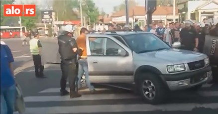 VIDEO Pijani Hrvat probio policijski kordon kod Marakane