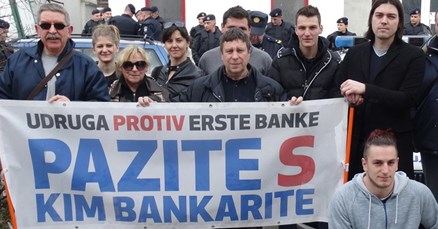 Sinčić je ovako govorio o banci u kojoj je digao kredit: "To je kriminalna banka"