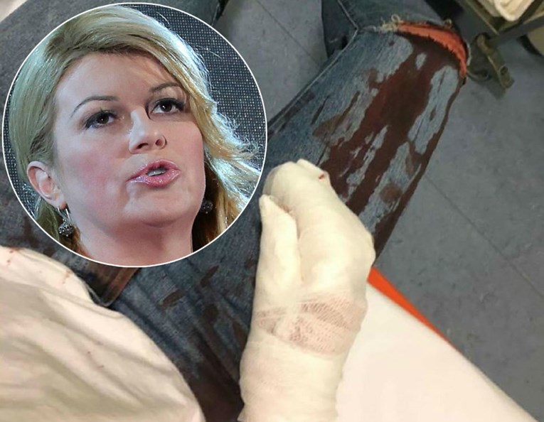 Kolinda se s debelim zakašnjenjem javila i komentirala napad suzavcem