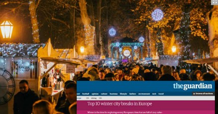 Guardian: Ove zime morate ići u Zagreb, Sarajevo i Ljubljanu