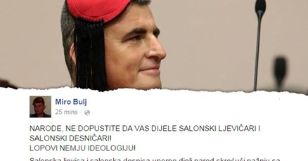 Miro Bulj: Zaboravite na ustaše i registre, trebaju nam reforme da zatvorimo pljačkaše Hrvatske