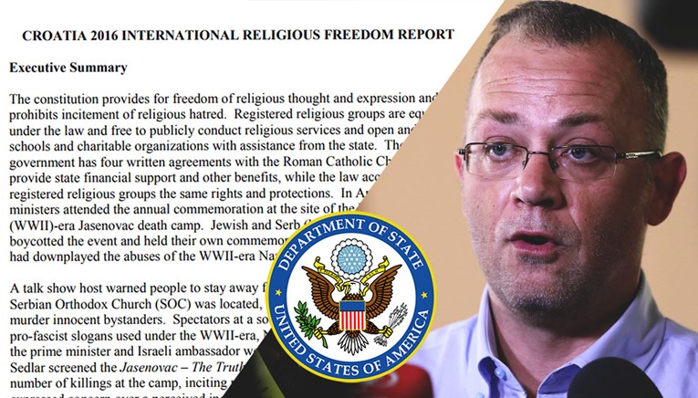 PLJUSKA IZ AMERIKE State Department se u svom izvješću raspisao o Hasanbegoviću, Sedlaru i buđenju ustaštva