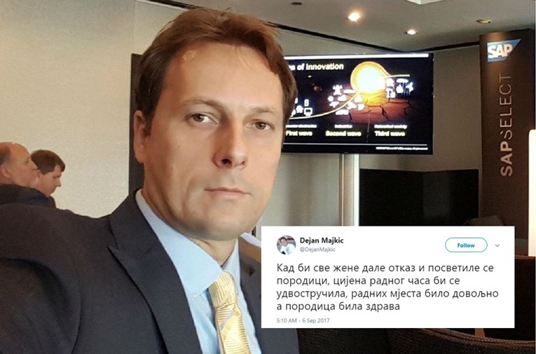 Sin BiH zastupnice pozvao žene da daju otkaze i oslobode radna mjesta muškarcima