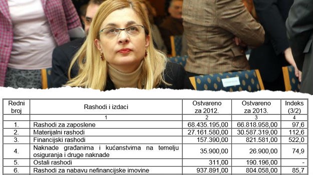 Hasanbegovićeva zamjenica uz plaću od 20.000 kuna sama sebi isplatila i 70.000 kn honorara