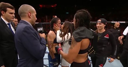 PRVI OKRŠAJ GEJ BORKINJA ZA UFC POJAS Nunes slavila tehničkim nokautom pa se rasplakala u kavezu
