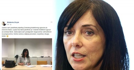 Ministrica Divjak potpisala prijedlog kolektivnog ugovora za osnovne škole