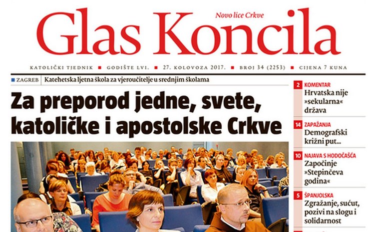 Glas Koncila: Hrvatska nije sekularna država