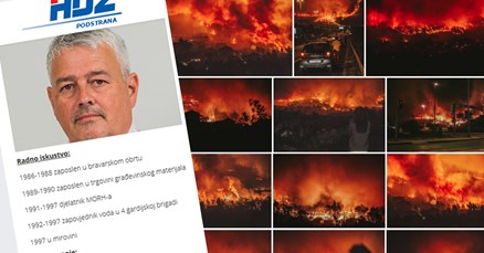 Omišanka snimila fotke požara koje su prenijeli svjetski mediji, a HDZ-ovac je napao: "Crniš državu"