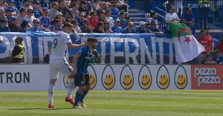 ZLATAN POLUDIO Ošamario suparnika i dobio prvi crveni karton u Americi