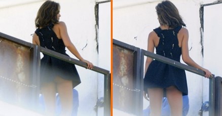 Jessica Alba u kratkoj haljini pokazala guzu
