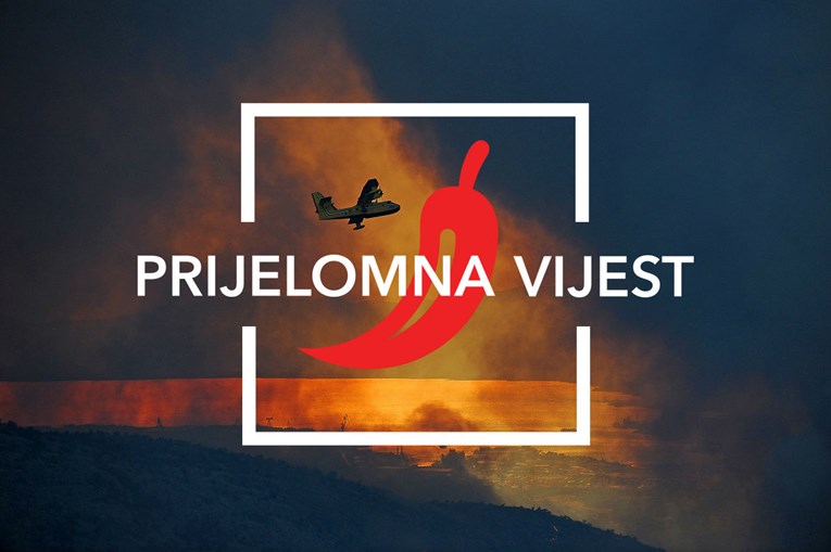 DOLAZE KANADERI Gori u Strožancu i Podstrani, vatrogasci iz cijele Hrvatske gase vatru