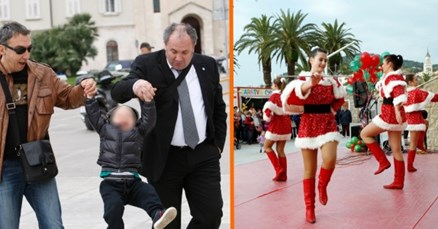 Na splitskoj rivi zaplesale Mrazice, Kerum prošetao sa sinčićem Franom i šogorom