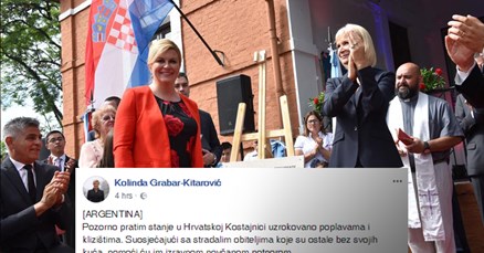Kolinda poručila ljudima koji su ostali bez kuća u Kostajnici: Uplatit ću vam novce