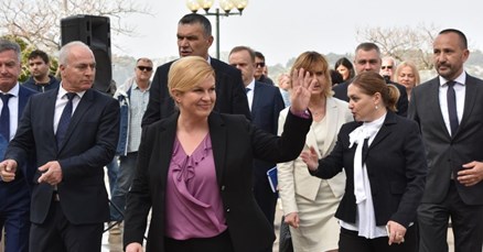 Kolinda se u Šibeniku sastala s ratnim veteranima