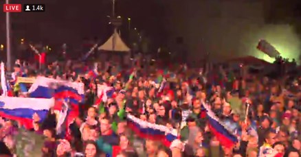 SLOVENIJA NE SPAVA Prvaci Europe slavili s 20 000 navijača: "Postali smo kao braća"