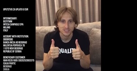 MODRIĆ U PARTIZANOVOJ HUMANITARNOJ AKCIJI Pomaže teško bolesnom djetetu