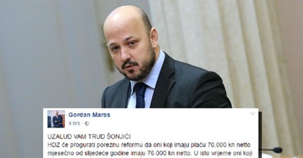 Maras opet divlja po Facebooku: "Šonjići gdje ste? Spavate? Nećete me zaustaviti"