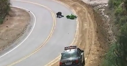 Motorist se razletio murji pred očima