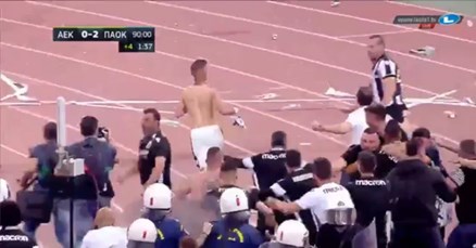 LUDNICA U ATENI Bitka s tri crvena kartona završila PAOK-ovim osvajanjem Kupa protiv AEK-a