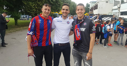 I PAŠALIĆ UZ HAJDUK U VINKOVCIMA "Ajmo, Bijeli!"