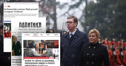 SRPSKI MEDIJI O POSJETU "Atmosfera nikad gora. Što Kolinda porukom na rukavu želi reći?"
