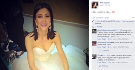 Ana Rucner objavila fotku, a onda su uslijedili bapski komentari: Vladinu ljubav nigdje i nikad više nećeš naći
