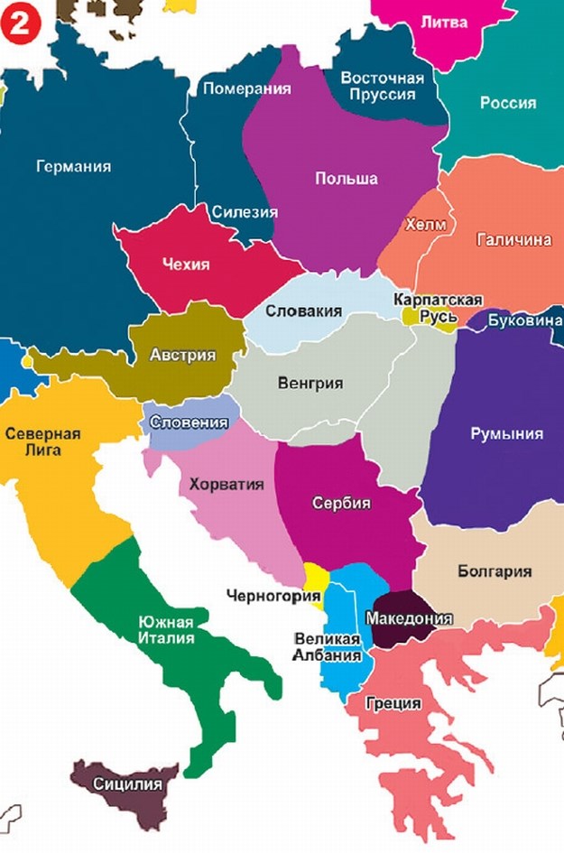 karta europe poljska Šokantna ruska karta Europe 2035.
