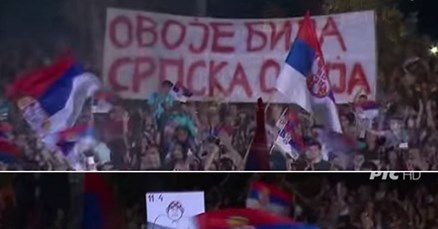 Na dočeku svjetskih prvaka transparent: "Ovo je bila srpska oluja"