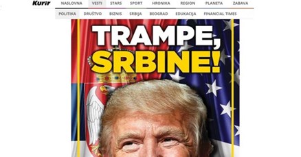 Trampe Srbine! Srpski Kurir dijelio postere Trumpa