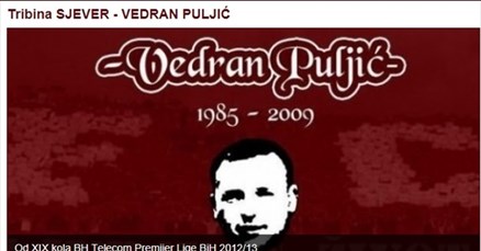 Vedran Puljić dobiva tribinu na Koševu: "Želimo odati počast momku koji je svoj život dao za Sarajevo"