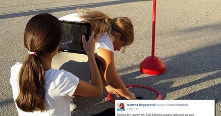 Učiteljica iz Tučepa tabletima osvojila učenike, koristi ih i na tjelesnom