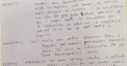 Svi žele pomoći Marku koji s rukom pisanim životopisom po vrućini hoda po dućanima i traži posao