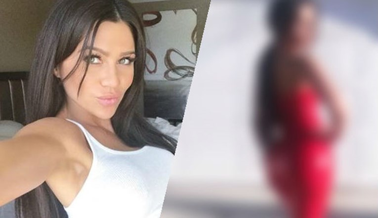 FOTO Guzata Stanija se uvukla u crveni lateks - prizor je fenomenalan