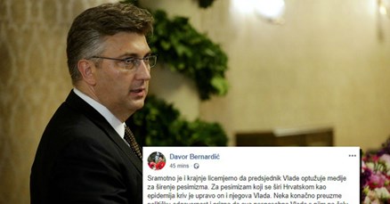 Bernardić o Plenkovićevom govoru u Münchenu: "Za pesimizam je kriv on i njegova vlada"
