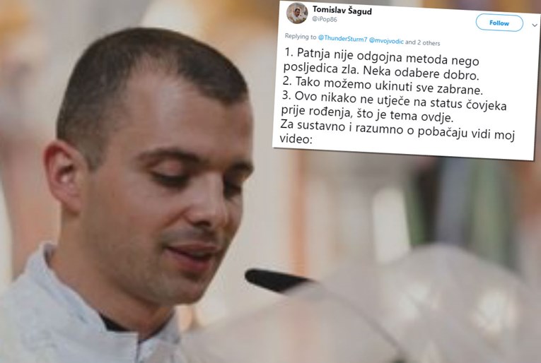 Svećenik o pobačaju bez anestezije: "To je posljedica zla. Neka odaberu dobro"
