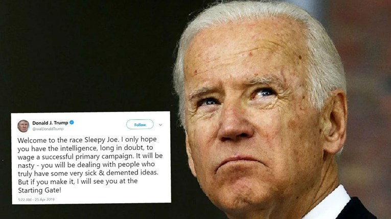 Trump reagirao na Bidenovu kandidaturu, usput ga uvrijedio: "Bit će prljavo"