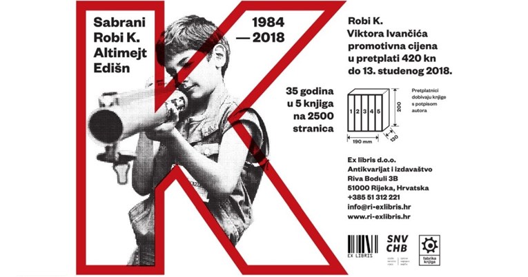 Samo za pretplatnike: Niža cijena kultne "Bilježnice Robija K." Viktora Ivančića