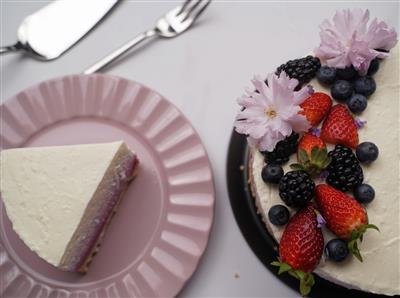 Ombre cheesecake
