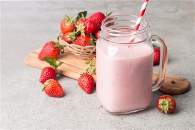 Smoothie s jagodama i vanilijom