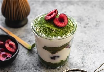 Matcha tiramisu (vegan)